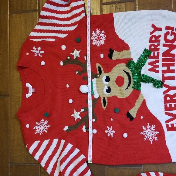 Ugly Christmas Sweater Womens Longsleeve Christmas Sweater - Picture 5 of 10